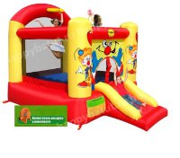 Батут Happy Hop Смешной Клоун с горкой (9304Y)