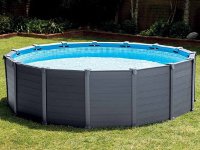Каркасный бассейн Intex Graphite Panel 478 x 124 см (28382)