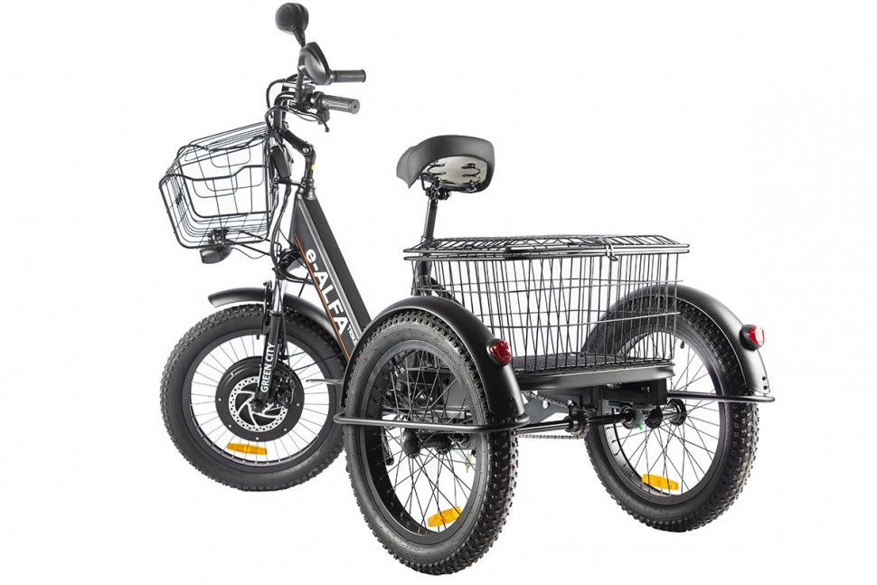 Электрофэтбайк Eltreco Green City e-ALFA Trike