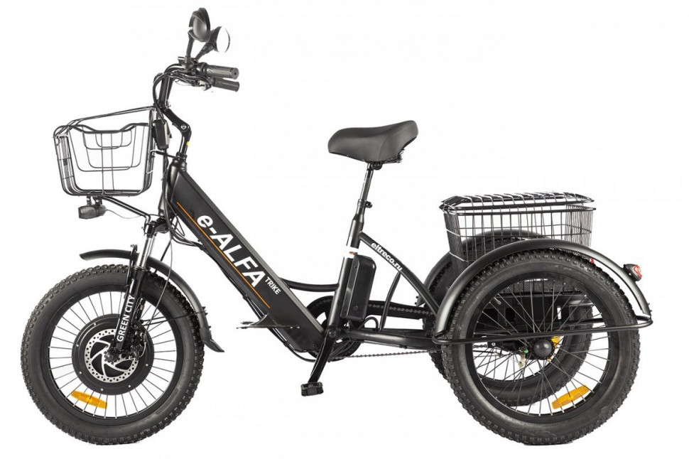 Электрофэтбайк Eltreco Green City e-ALFA Trike