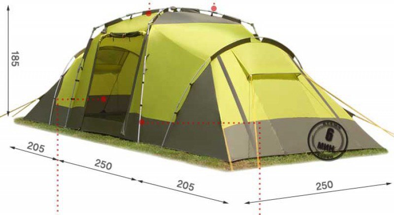 Кемпинговая палатка World of Maverick TOURER 400