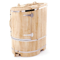 Кедровая бочка овальная Профессиональная со скосом