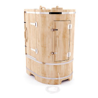 Кедровая бочка овальная Классическая с парогенератором