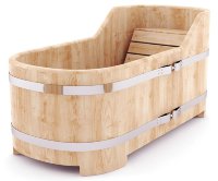 Кедровая ванна 78 х 170 х 80 см