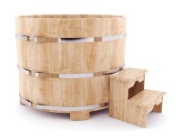 Кедровая купель круглая 150 см (D), 120 см (H)