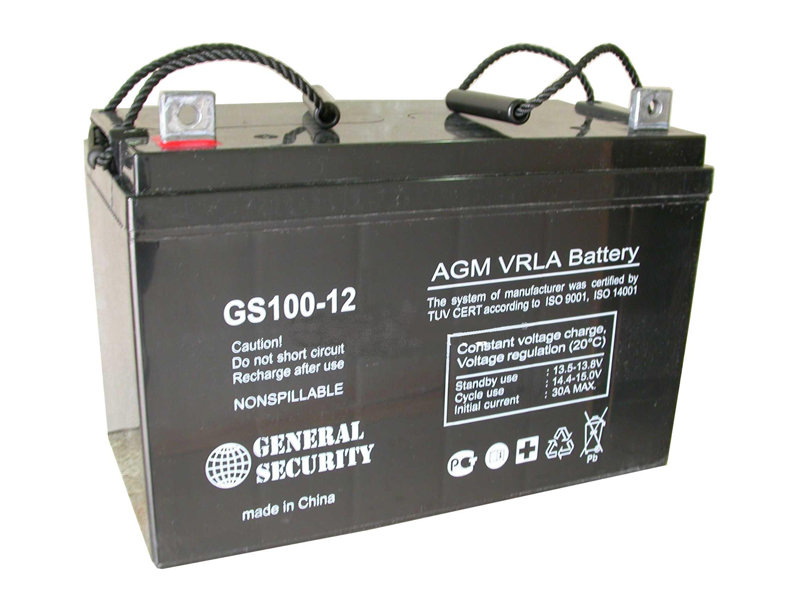 Аккумулятор General Security GS 100-12 (12 В, 100 Ач)