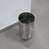 Печка рыбака PS8 и дымоход под углом