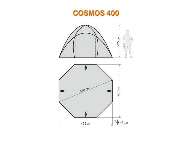 Шатер-тент World of Maverick COSMOS 400