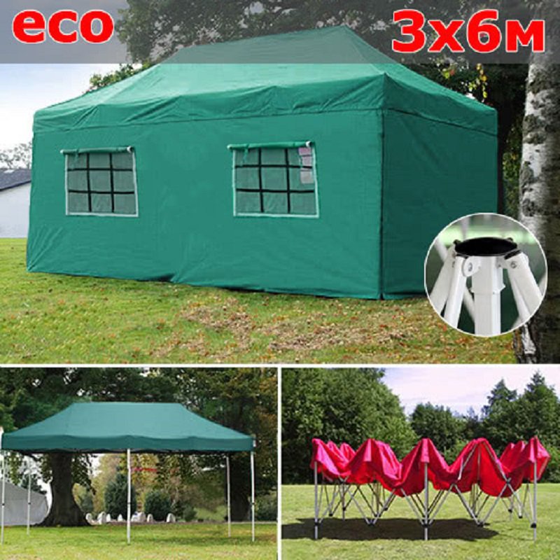 Быстросборный шатер Giza Garden Eco 3 х 6 м