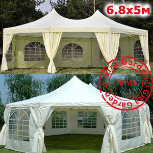 Шатер Пагода восьмиугольная 6,8 х 5 м Giza Garden